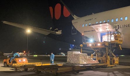 SAGS’s employees applied belt loaders to optimize working operation on Turkisk Airlines (TK) CIC flight.