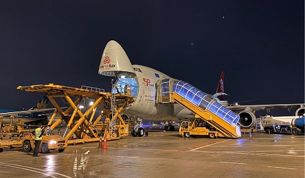 SAGS’s employees applied belt loaders to optimize working operation on Turkisk Airlines (TK) CIC flight.