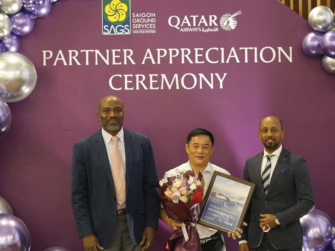 Best GHA Performance in APAC Region Financial Year 2023-2024 by Qatar Airways